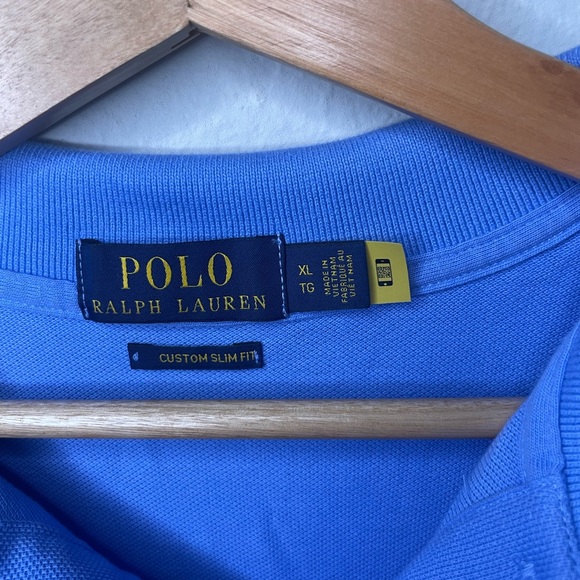 Custom Slim Fit Triple-Pony Polo Shirt - Picture 2 of 2